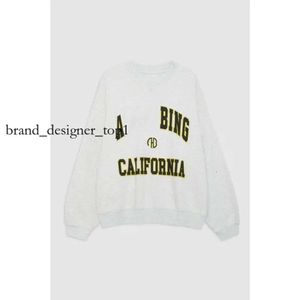 New Anine Binge Sweatshirt Designer Sweatshirt Pullover Casual Fashion Letter Vintage Print runde Kleiderwatte Trend Lose vielseitig Anine Binge Hoodies Tops 9622