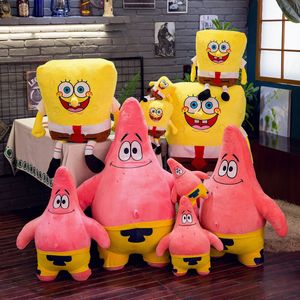 Unterwasserbiologie -Serie Sponge Doll Kissen Cartoon niedliche Seestarfish Plüschspielzeug Kinderpuppe Großhandel