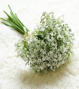 BabyStreath Artificial Flowers Gefälschte Gypsophila DIY Blumenstrauß Arrangement Hochzeit Hausgarten Party Dekoration 16pcs pro Set7624686