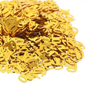 Party Decoration 1200 Pcs Confetti For Gold Decor Commemorate Number Birthday Baby Dining Tables