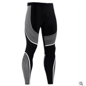 Moda Mens Gym Compressão Leggings Sport Treinamento Pants Men Running calça calças calças masculinas Armazenamento esportivo Dry Fit com S-3xl 157R