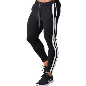 Erkek pantolon siyah jogger spor pantolonlar erkek gündelik pantolon spor salonu fitness egzersiz spor giyim pantolonlar sonbahar erkek crossfit koşu pantolon j240429