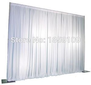 3m3m Drapery Drapery Cande Tenda Standingding Decort Pipe Frameweding Flower StandSteiness Steel Wedding Wedding Stand T2001158103149