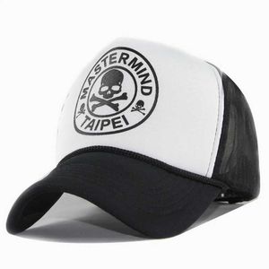 Bollkåpor Kvinnor Sunshade Cotton Sports Baseball Baseball Mesh Hat Skull Mönster Solskyddsmedel Summer Hip Hop Sun P43 Q2404291