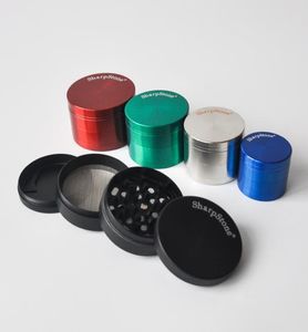 4 delar Sharpstone Tobacco Grinder Herb Grinder 40505563mm Zinc Eloy Grinders CNC Teeth Filter Net Dry Herb Förångare Pen 8397719