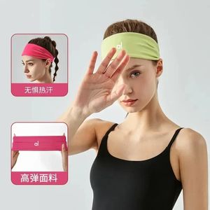 Al Sports HeadBand Running Fitness Anti Sweat Exercise Yoga HeadBand for Woman Yoga Hair Band High Elasticity Sweat Assonbing 240409