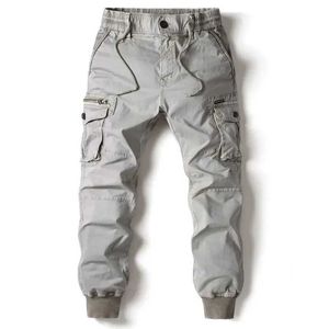 Men's Pants Commercial pants mens jogging casual pants cotton full length tactical military pants J240429