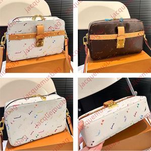 Projektant S-lock Amera Bag Komanowe boczne torby miękkie torby torebki Damie wysokiej jakości ramię Crossbody Square Sprzęgło portfel hobo torebki damskie posłańskie torby