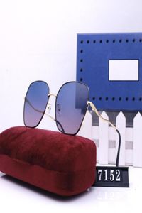 Occhiali da sole designer marchio Uv400 occhiali da sole in metallo in metallo occhiali da sole da donna con occhiali da sole con occhiali da sole con box6916545