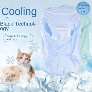 Abbigliamento per cani abiti freschi freschi estate sottili piccoli e grandi ansia protezione da sole protezione da sole costume da gatto