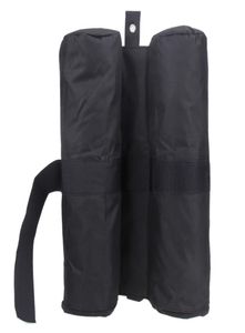 Bärbar utomhuscampingtält Fixade sandpåsar Benvikter Fixing Bag For Pop Up Canopy Tält Fötter PRAKTISK SANDBAG Black9816406