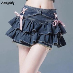 Skirts Y2K for Women Fashion Design Summer Mini Girls Abbigliamento All-Match Denim in stile coreano High Street Chic