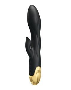 Pretty Love 7Frequency Strong Shock Sucking Massage Stick Liquid Silicon Glue 24K GoldPlated Zinc Alloy Handle Female Sex Toys3155506