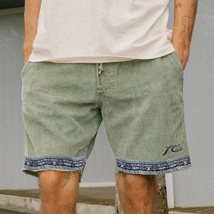 Shorts surf di velluto retrò Summer Beach Vacation Fashion Mashion Pants Short Great Outs Size 3xl Male Outdoor 240415