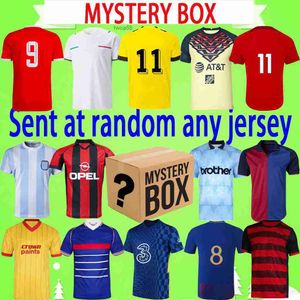 National Clubs Soccer Jerseys Mystery Boxes Clearance Promotion Thai Quality Football Shirts Blank Or Player Jersey All New With tags Hand-picked Random yakuda