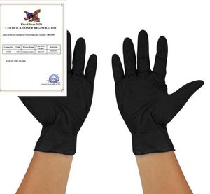 100 pcs Einweg -Latex -Handschuhe antistatische Pulvernitrilhandschuhe ungiftiges Handschutz -Isolierung Schutzhandschuhe2318247