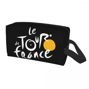 Косметические сумки Fashion Le Tour The France Travel Travel Bag Женщины французский велосипедный организатор макияж Организатор красота для хранения Dopp Kit