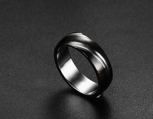 Titanium Steel Rings For Men fashion Male Wedding Ring Jewelry Gift Unique Striped Designed alliance Accessories whole88669652239703