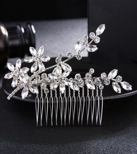 Classic Crystal Rhinestone Hair Combs Bridal Hair Clips Jewelry Wedding Hair Accessories Headpieces Women Tiaras JCH1387867482