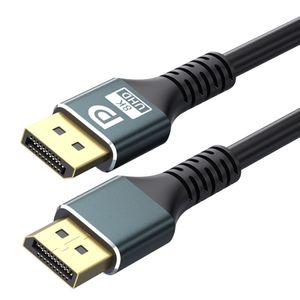 DisplayPort 1.4 Kabel 8K DP Kabel 60 Hz Hochgeschwindigkeit HDR -Video -Audio -Kabel für HD TV -Laptop -Projektor Monitor PS4 PS5