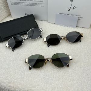 Herrendesigner Sonnenbrille Luxus Sonnenbrille für Frau modischer kleiner Rahmen im Freien schwarze Männer Brillen Hochwertige UV -Schutz MZ137 B4