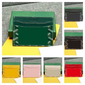 Designer -Geldbörsen Luxuskartenhalter Karten Brieftet Herren Karteninhaber Kartenhalter Frauen Leder Brieftaschen Mini Brieftaschen Farbe echte Ledermünze Geldbörse Gutschrift mit Kasten