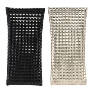 Bolsas de armazenamento 2pcs diamante homens homens moda squeeze limpeza prática óculos de sol