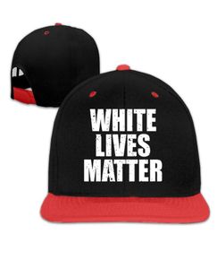 Caps de bola Adult039s White Lives Matter Chapéus casuais clássicos Red Hip Hop Baseball Cap2743145