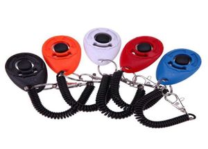 Pet Bark Deterrents Dog Clicker Adjustable Sound Key Chain Wrist Strap Puppy Dog Cats Pets Trainings Click Deterrents Dog Clicker2331242