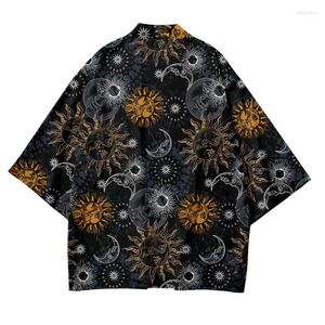 Этническая одежда мужская японская кимоно традиционная солнце