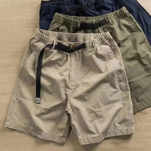 Men's Shorts Men Casual Mid-Rise Elastic Waistband Adjustable Drawstring Pockets Outdoor Fitness Short Pants Streetwear