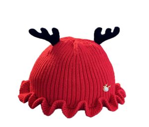 2020 Baby Hut 612 Monate Herbst- und Wintermädchen Prinzessin Kinder gestrickt Hut warmer Becken Hut Tide8421750
