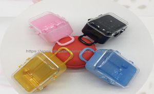 100pcs Mini Rolling Viagem Festa de casamento Favory Box Caixas de doces de plástico Pacote de caixa de presente 9112636