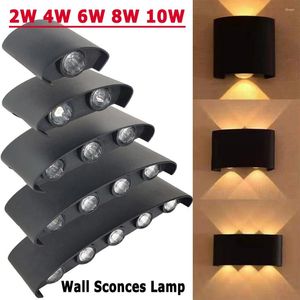 Wall Lamp 2W 4W 6W 8W 10W Outdoor Light Adjustable Modern Exterior Fixture Porch Garden For Stair Garage Patio