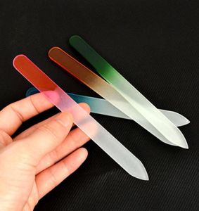 NAD016 Fashion Glass Nail File Buffing Grit Sand für Nagelkunst Schönheit Make -up -Werkzeug Langlebige Kristallglas Datei Maniküre Nagelkunst Tool9161169