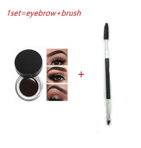 EPACK 2019 New Eyebrow Plus Brush Pomade Imebrow Enhancers Makeup Imebrow 11色の小売パッケージ1000466