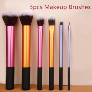 Макияж кисти 6pcs rt pro set косметические тени для век пуш