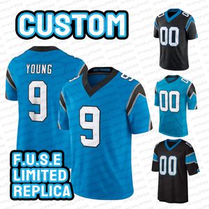 Brian Burns Bryce Young Football Jersey Miles Sanders Adam Thielen Jeremy Chinn Jonathan Mingo Ikem Ekwonu Bradley Bozeman Jaycee Horn Hayden Legacy Replica Jersey