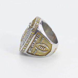 Band Rings NCAA 2022 M University of Michigan Wolverine Rugby Championship Ring