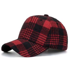 Caps de bola boné de beisebol xadrez para homens Mulheres viseira chapéu ajustável Esportes ao ar livre SunHat Q240429