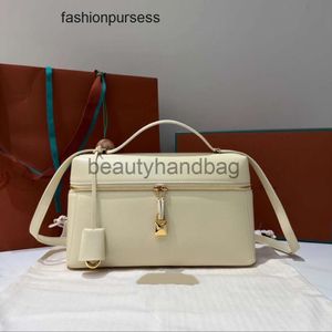 Loro Piano LP LorosPianasl Lp19 Luxury designer bags shoulder handbags lp27 lunch box bag 2023 new Extra leather underarm crossbody shoulder bag SD6R X0NC