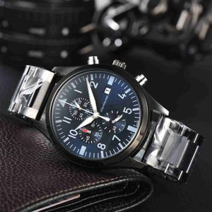 New mens large dial popular on live streaming fashionable and casual pilot quartz watch 311