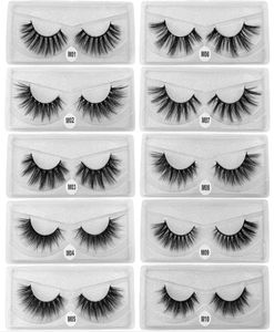 1020304050100Pairslot Handmade Faux Mink Eyelashes Eyelashes Big Eyes Cruelty Soft Dramatic Eye lashes Makeup M01M104823372