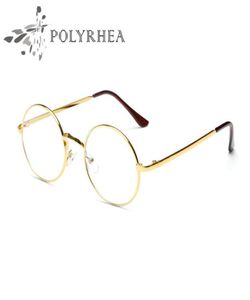 Eyewear Frames de alta qualidade Os óculos redondos vintage designers de marca feminina Spectacle Plain com estojo e caixa5829550