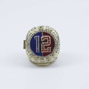 Band Rings 2022 Tom Brady Retired Champion Ring Fan Design 12 Foldable Design X8y7