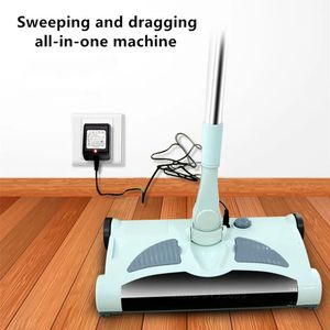 Chargeable Electric Mop For Home Handheld Vacuum Cleaner Wireless Electric Sweeper Mops Floor Cleaning All In One Machine 240422