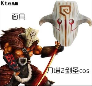 Üst sınıf Dota 2 Maske Korku Pudge Juggernaut Lateks Kostüm Cadılar Bayramı Partisi Cosplay Yüz Maskesi Pudge Dota Mask6194078