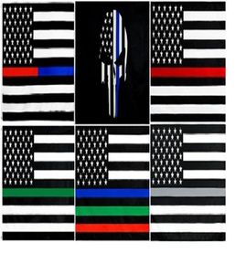 USA Flag LivesMatter Brass Grommets Police Honoring Law Enforcement Officer Whole Thin Grey Line 3039x5039 Ft1310188