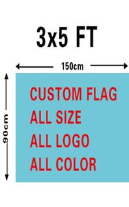 Whole Digital Printing Single layer Polyester Custom Design Flag 3x5ft with Two Brass Grommets4831391