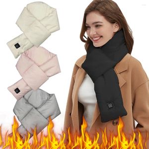 Bandanas outdoor caldo riscaldamento elettrico sciarpa a 3 marcia temperatura riscaldata inverno copertura a scialle termica invernale per donne uomini